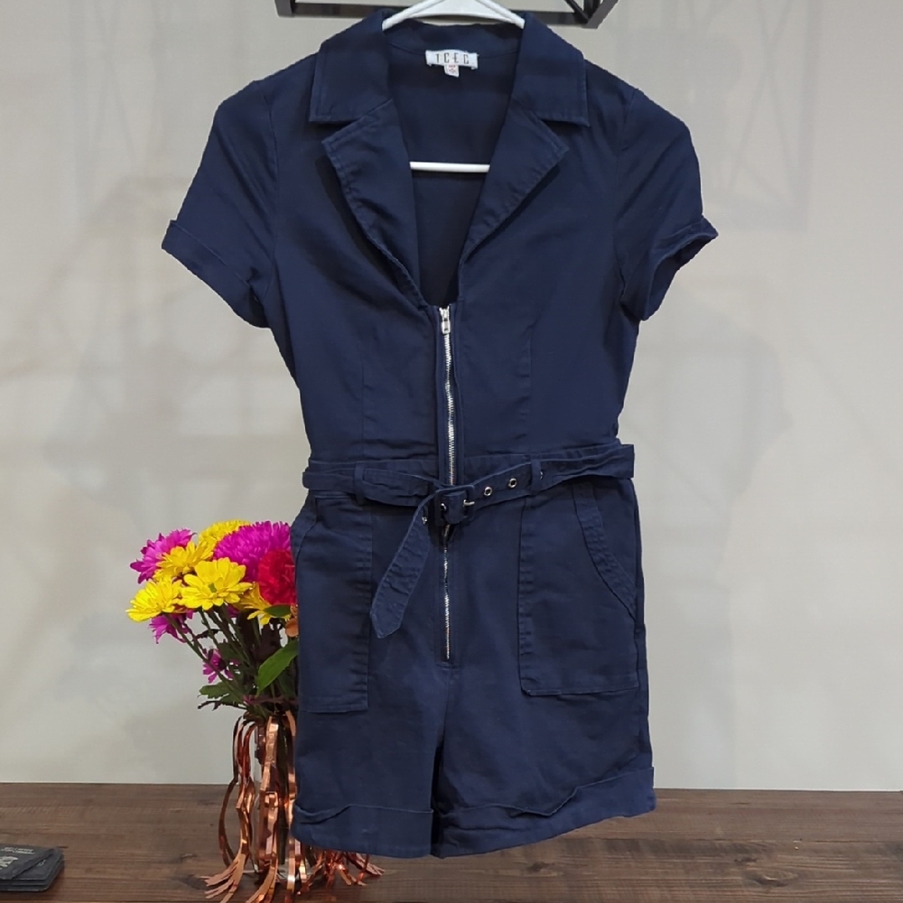 TCEC Dark Blue Romper